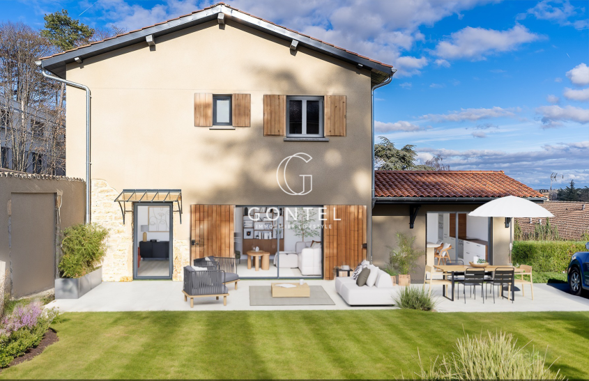 maison 4 Pièces en vente sur ST CYR AU MONT D OR (69450)