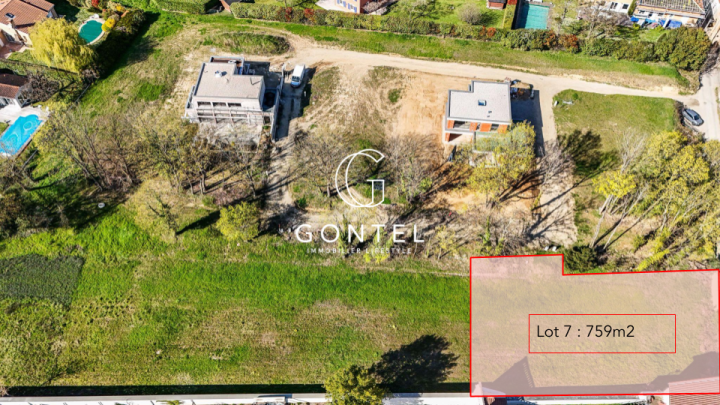 Vente Terrain 759&nbsp;m² Saint-Cyr-au-Mont-d'Or